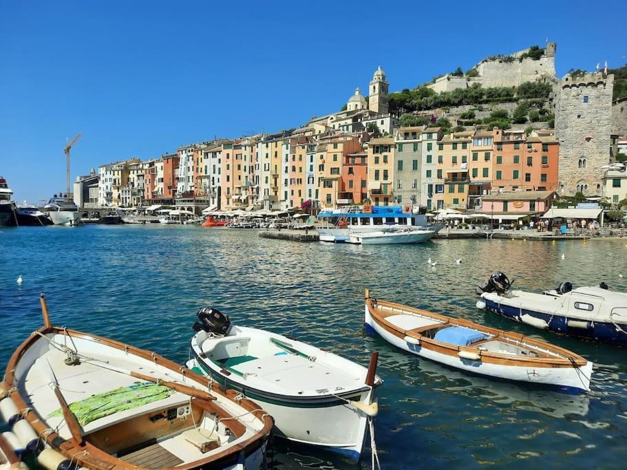 Апартаменты La Terrazza Sul Golfo Dei Poeti Con Vista Mare Pitelli Экстерьер фото